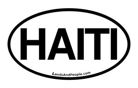 Haiti Car Bumper Sticker Decal