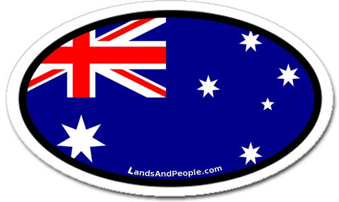 Australia Flag Car Bumper Sticker Decal