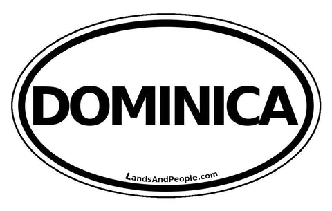 Dominica Car Bumper Sticker Decal