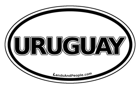 Uruguay Car Bumper Sticker Decal