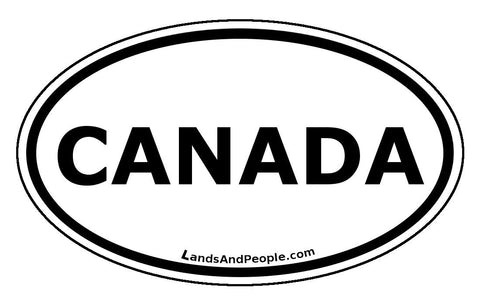 Canada Car Bumper Sticker Decal
