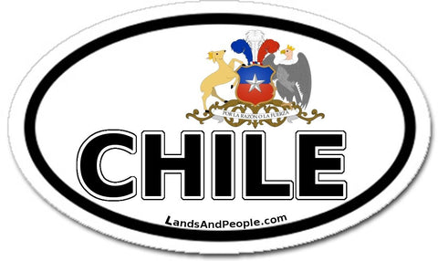 Chile Car Bumper Sticker Decal