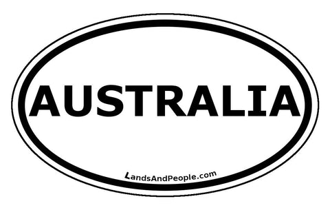 Australia Car Bumper Sticker Decal