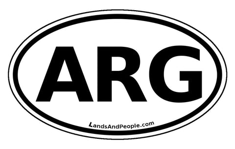 ARG Argentina Car Bumper Sticker