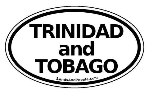 Trinidad and Tobago Car Bumper Sticker Decal
