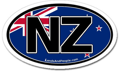 NZ New Zealand Car Bumper Sticker Decal