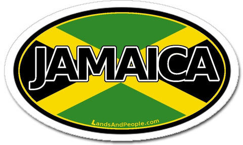 Jamaica Car Bumper Sticker Decal