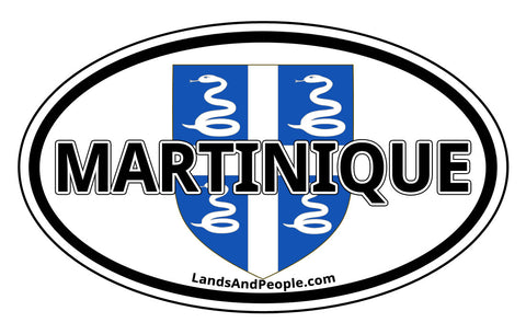 Martinique Coat of Arms Car Bumper Sticker