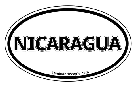 Nicaragua Car Bumper Sticker Decal