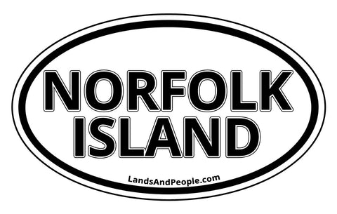 Norfolk Island Car Bumper Sticker Decal