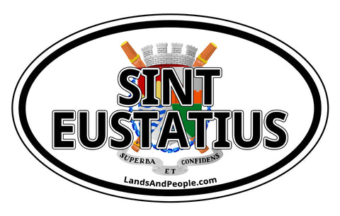 Sint Eustatius Car Bumper Sticker Decal