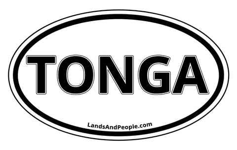 Tonga Car Bumper Sticker Decal