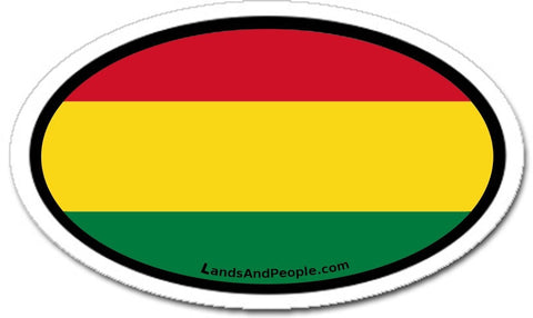 Bolivia Flag Car Bumper Sticker Decal