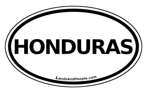 Honduras Car Bumper Sticker Decal