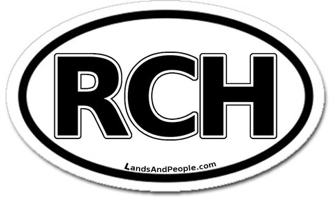 RCH República de Chile in Spanish Car Bumper Sticker Decal