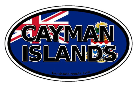 Cayman Islands Car Bumper Sticker Decal