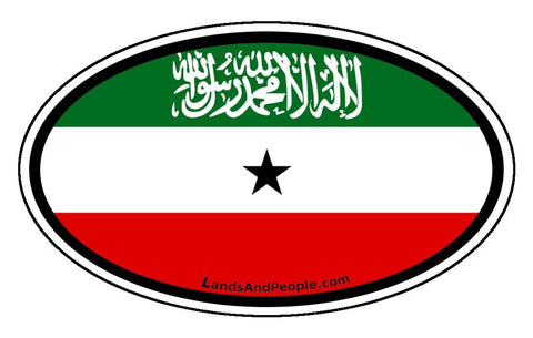 Somaliland Flag Car Bumper Sticker Decal