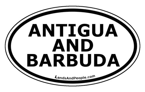 Antigua and Barbuda Car Bumper Sticker Decal