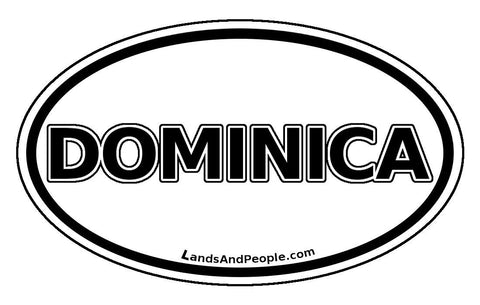 Dominica Car Bumper Sticker Decal
