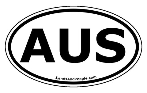 AUS Australia Car Bumper Sticker Decal