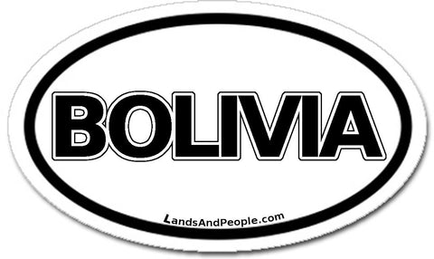 Bolivia Car Bumper Sticker Decal