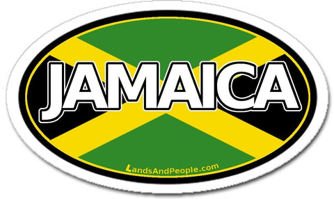 Jamaica Flag Sticker Decal