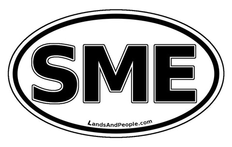 SME Suriname Car Bumper Sticker Decal