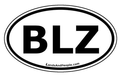 Belize Car Bumper Sticker Decal