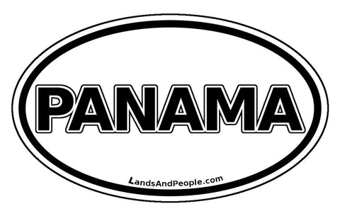 Panama Car Bumper Sticker Decal