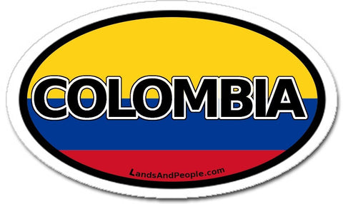 Colombia Car Bumper Sticker Decal