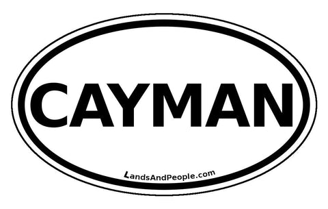 Cayman Islands Car Bumper Sticker Decal