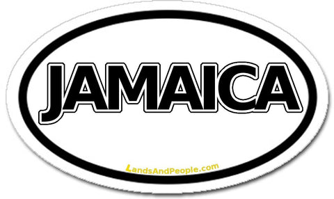 Jamaica Car Bumper Sticker Decal