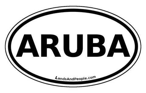 Aruba Car Bumper Sticker Decal
