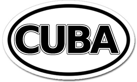 Cuba Car Bumper Sticker Decal