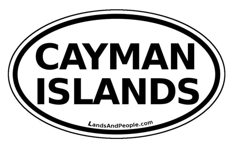 Cayman Islands Car Bumper Sticker Decal
