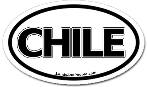 Chile Car Bumper Sticker Decal
