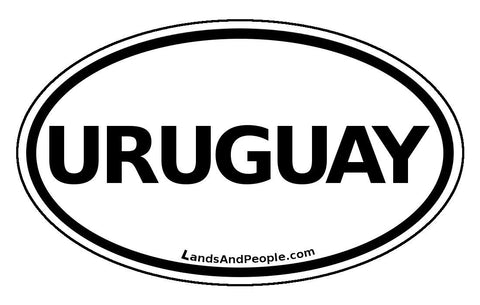 Uruguay Car Bumper Sticker Decal