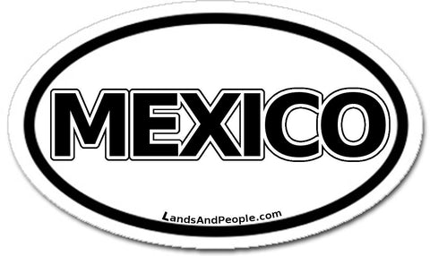Mexico Car Bumper Sticker Decal