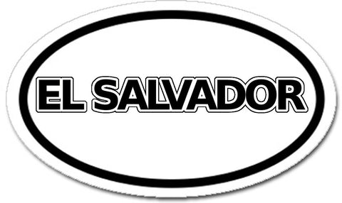 El Salvador Car Bumper Sticker Decal