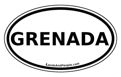 Grenada Car Bumper Sticker Decal