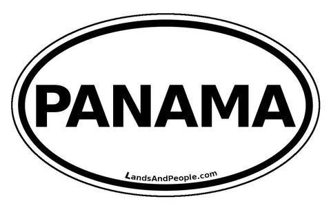 Panama Car Bumper Sticker Decal