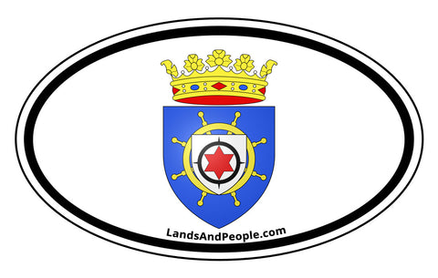 Bonaire Coat of Arms Car Bumper Sticker Decal