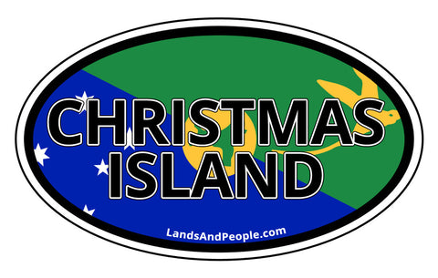 Christmas Island Car Bumper Sticker Decal