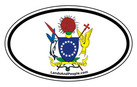 Cook Islands Car Bumper Sticker Decal