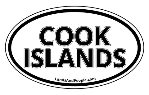 Cook Islands Car Bumper Sticker Decal