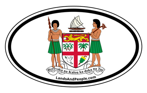 Fiji Coat of Arms Car Bumper Sticker