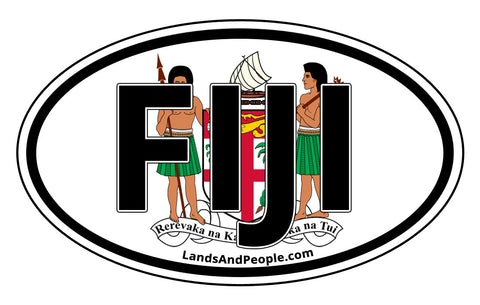 Fiji Coat of Arms Car Bumper Sticker