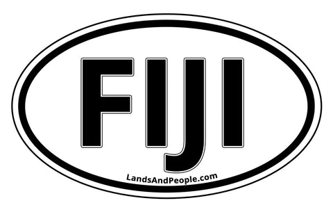 Fiji Car Bumper Sticker Decal