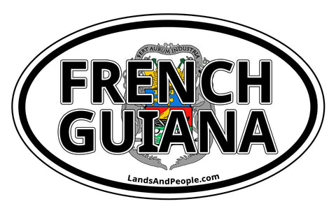 French Guiana Coat of Arms Car Bumper Sticker