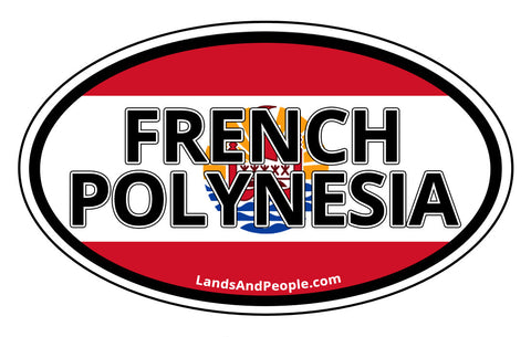 French Polynesia Car Bumper Sticker Decal
